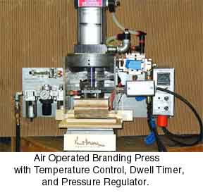 Air Operated Branding Iron